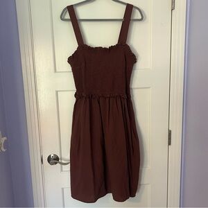 a.n.a Maroon Dress